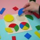 Detské geometrické puzzle - kruhy