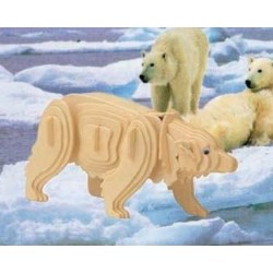 3D puzzle - polárny medvedík