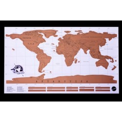 Stieracia mapa sveta - deluxe