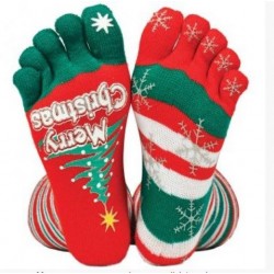 Vianočné prstové ponožky