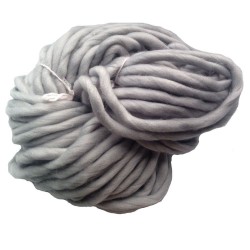 Priadza pre ručné pletenie - sivá